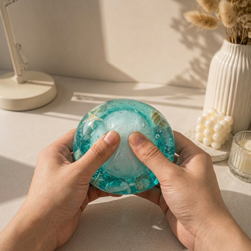 Squishy Bulle Océan Craquante