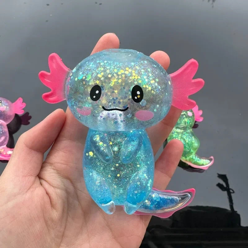 Squishy Axolotl Coloré