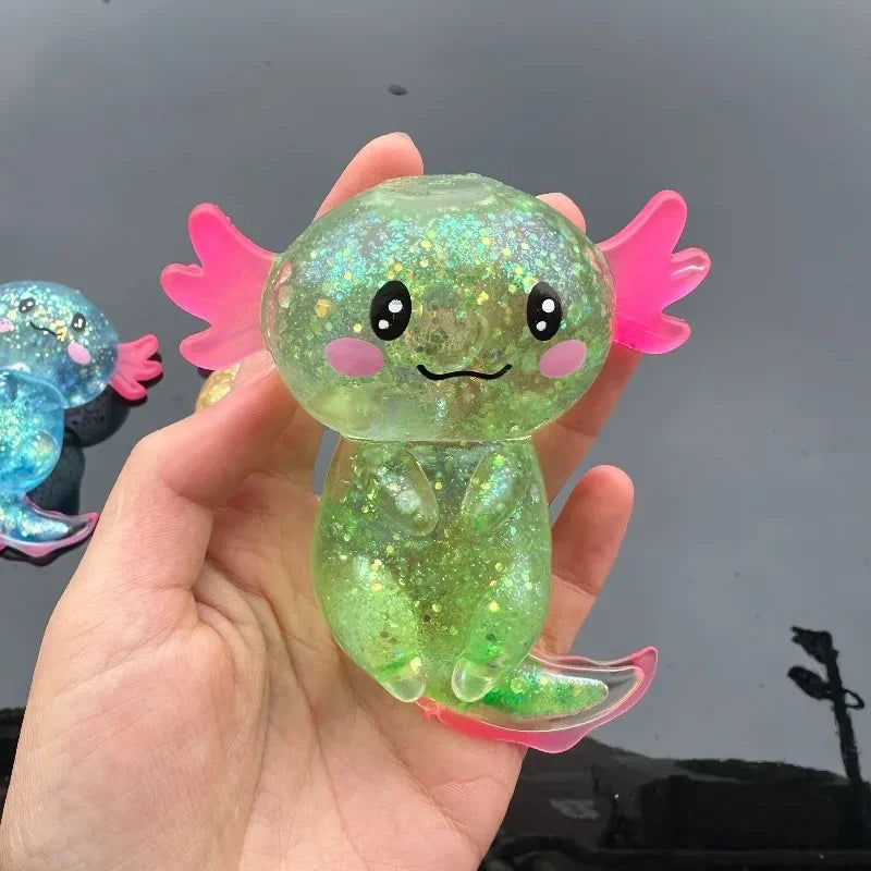 Squishy Axolotl Coloré
